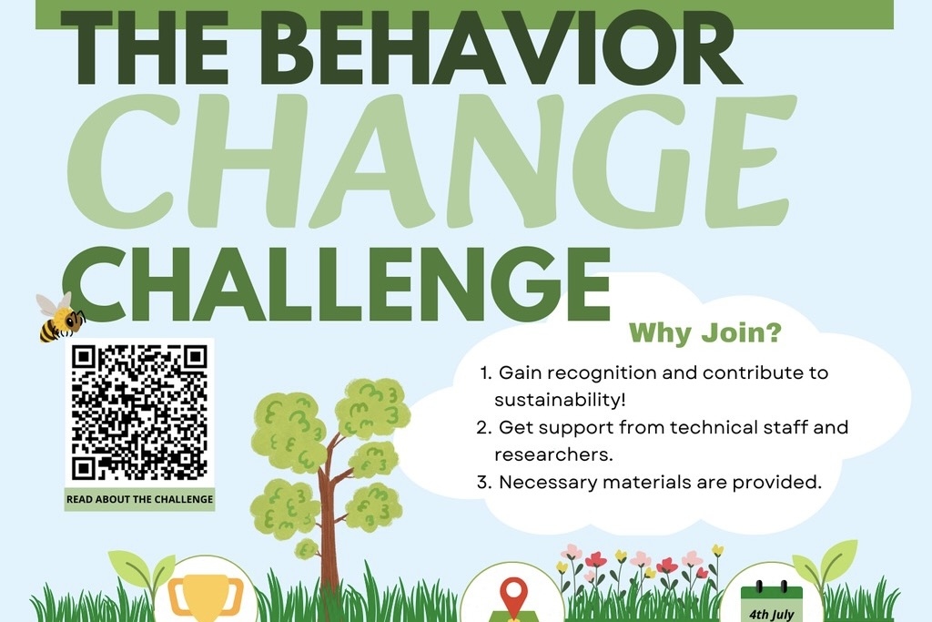 Behavior Change Challenge poster.